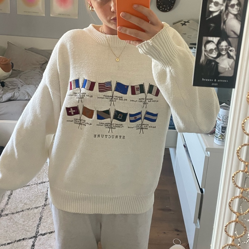 vintage structure sweater